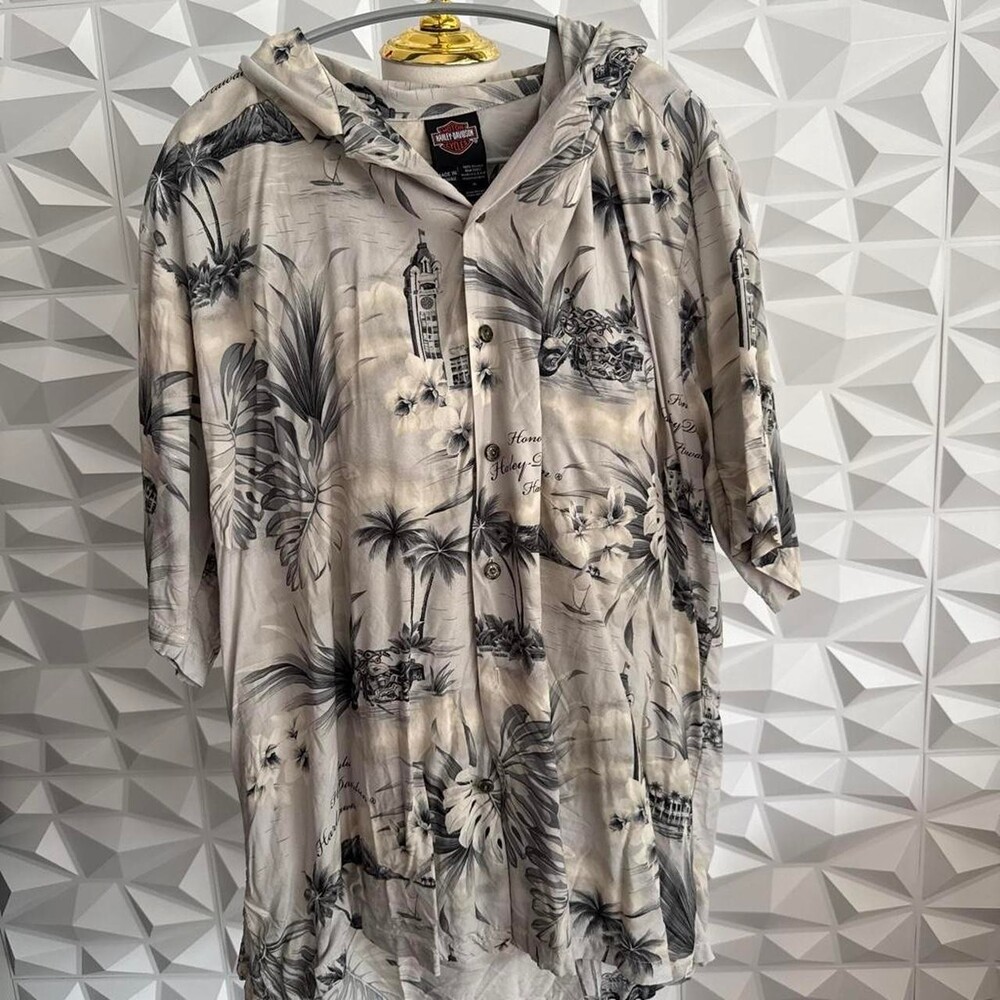 Harley Davidson Men's Shirt Hawaii